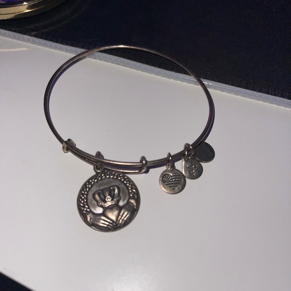 Alex & Ani Bracelet Set of 6 Bangles with Charms